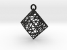 Wire Sierpinski Octahedron Pendant 3d printed 