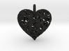 Filigree Heart Pendant 3d printed 