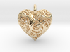 Filigree Heart Pendant 3d printed 