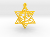 Small Stellated Dodecahedron Pendant 3d printed 