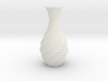 Geometric Twist Vase  3d printed 