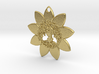 Diana's sylvan sunflower earring 3d printed 