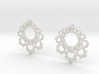 D Apo. Earrings 3d printed 