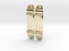 Skateboard I - Drop Earrings 3d printed 