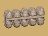 Mesoamerican Pauldrons B - Mixed Sprue x20 3d printed 