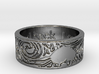 Swirling Yin Yang Love Ring Ring Size 8.5 3d printed 