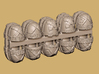 Mesoamerican Pauldrons - Assault - Sprue x20 3d printed 