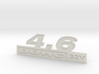  46-DOHC32 Fender Emblem 3d printed 