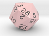 Sevenfold Polyhedral d28 (Amaranth Pink) 3d printed 