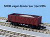 SNCB wagon tombereau type 1221A 3d printed 