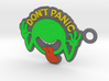 Don’t Panic Large Pendant  3d printed 