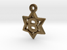 Jewish Star Pendant - B 3d printed 