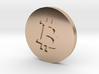 Bitcoin Circle Logo Lapel Pin 3d printed 