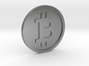 Coin Size bitcoin 3d printed 