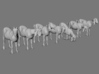 1/56 scale Nubian goats - set of 7 3d printed 