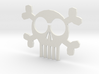 ''Skull & Bones'' Headphones Cord Manager 3d printed 