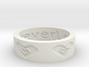 by kelecrea, engraved: Love you forever 3d printed 