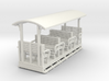 OO9 Small toastrack open coach  3d printed 