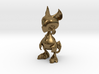 Baby Gryphon figurine 60mm 3d printed Raw Bronze Render