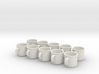 1/6 Scale WWII British Driking Cup.Set of 10 3d printed 