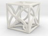 Cube "Twirl" 1"x1"x1" 3d printed 