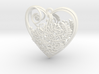 Elven Heart 3d printed 