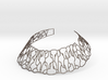 Collar Necklace - white Plastic only - sh02 3d printed 
