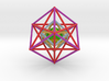StarTetrahedron Cube nest 100mm Rainbow 3d printed 