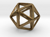Icosahedron Wireframe Catmull Clark  30mm 3d printed 