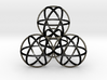 Sphere Tetrahedron 3d printed 