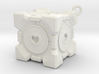 Companion Cube Necklace 3d printed 