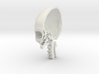 Half skull, full size, created from CT scan data 3d printed 