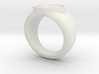 Star Sapphire Ring 3d printed 