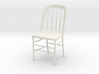 Eustis Edison Chair Miniature 4" tall 3d printed 