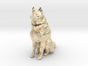 Dog Figurine - Sitting Finnish Spitz 1:43,5 scale  3d printed 