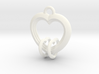 2 Hearts Linked in Love 3d printed 