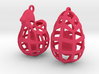 The Chicken or The Egg - Earrings 3d printed 