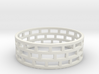 Brickwork Ring 3d printed 