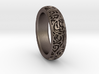 Swirling Vine Ring - Size 7 3d printed 
