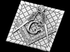 Masonic Belt Buckle 3d printed 