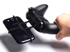 Controller mount for Xbox One & LG G Flex 3d printed Holding in hand - Black Xbox One controller with a s3 and Black UtorCase