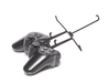 Controller mount for PS3 & Prestigio MultiPad 8.0  3d printed Without phone - Black PS3 controller with Black UtorCase