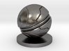 Slaughterball ball 3d printed Polished Nickel Steel