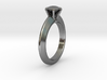 Solitaire Ring - Size M 3d printed 