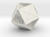 Octahedron of Folded Hexagons 3d printed 