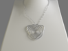 Hypnotic Heart Pendant 3d printed 
