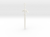 Master Sword Pendant 3d printed 