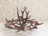 1:12 Antler Chandelier 1 3d printed painted with acrylic