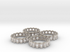 Crinkled Napkin Rings (4) 3d printed 