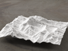 6''/15cm Aconcagua, Argentina, WSF 3d printed Rendering of model looking North up the Valle de los Horcones